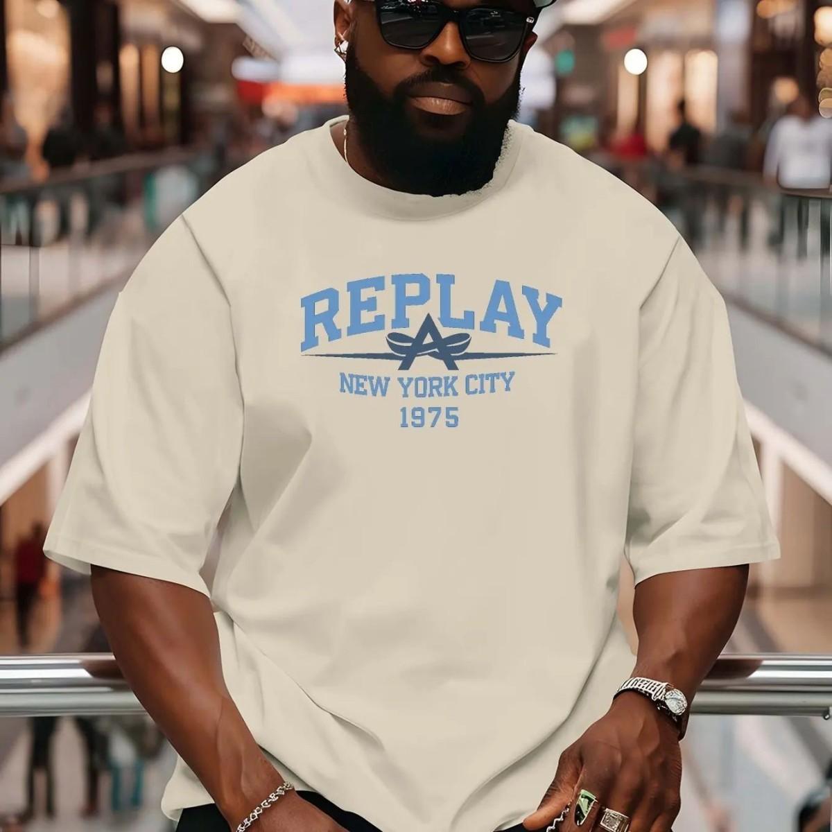 

Лето Новая Модная Красивая Футболка с Дышащим Узором с Принтом Букв, Топ для Отдыха на Открытом Воздухе и Путешествий 4XL