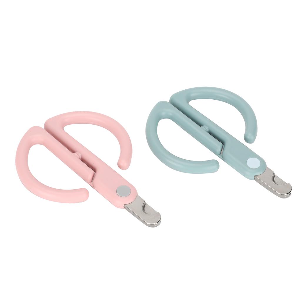 Pet Nail Clipper Scissors Claw Cutter Trimmer for Cat Puppy Grooming Tool Green and Pink(Pink Green )