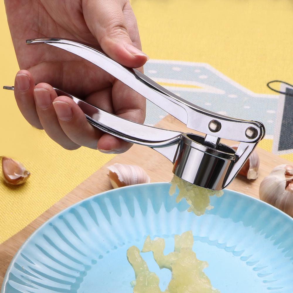Garlic Grinder for Fruit Vegetable Stainless Steel Kitchen Squeeze Tools Ginger Crusher Garlic Presses