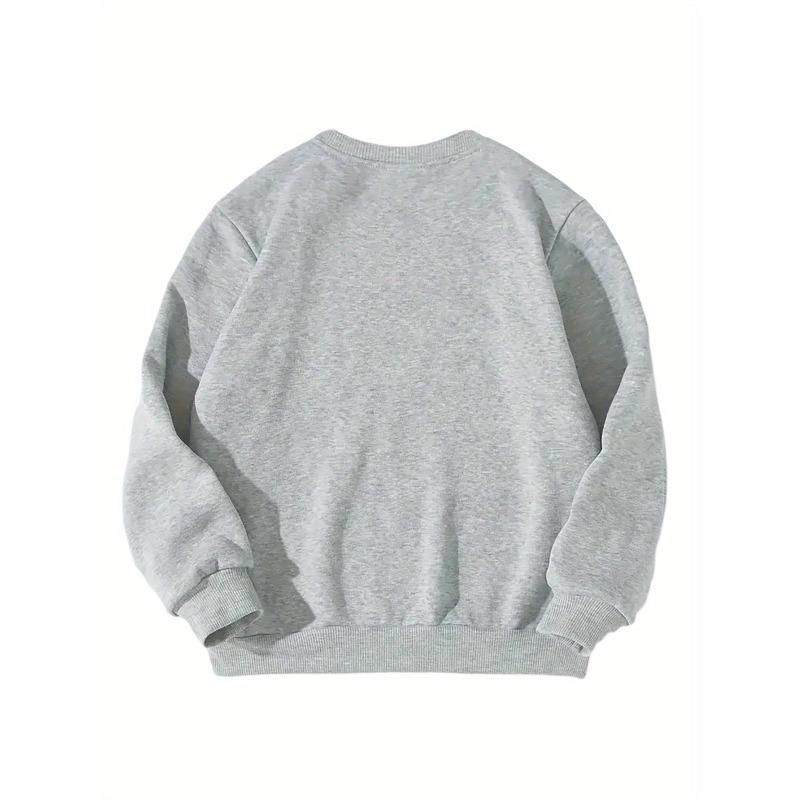 European sizes Kids' Fashion Round Neck Sweatshirt