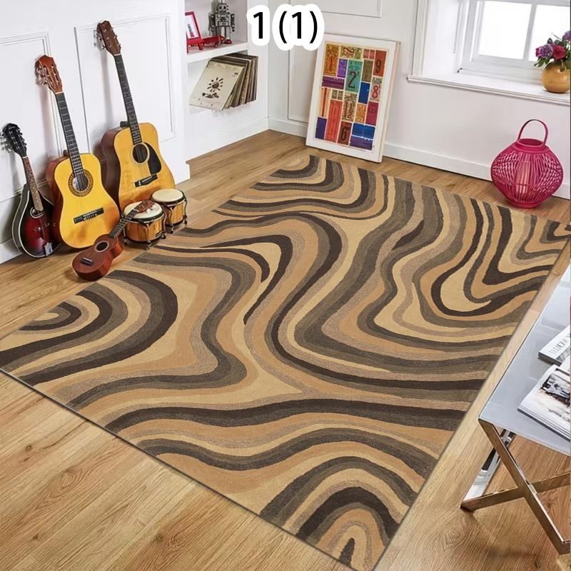 Tappeto Moderno in Stile Nordico per Stanze Lavabile Grande Tappeto per Soggiorno Colore Caffè Tappetino per Tavolini da Caffè Antiscivolo Tappeti Decorativi per Guardaroba