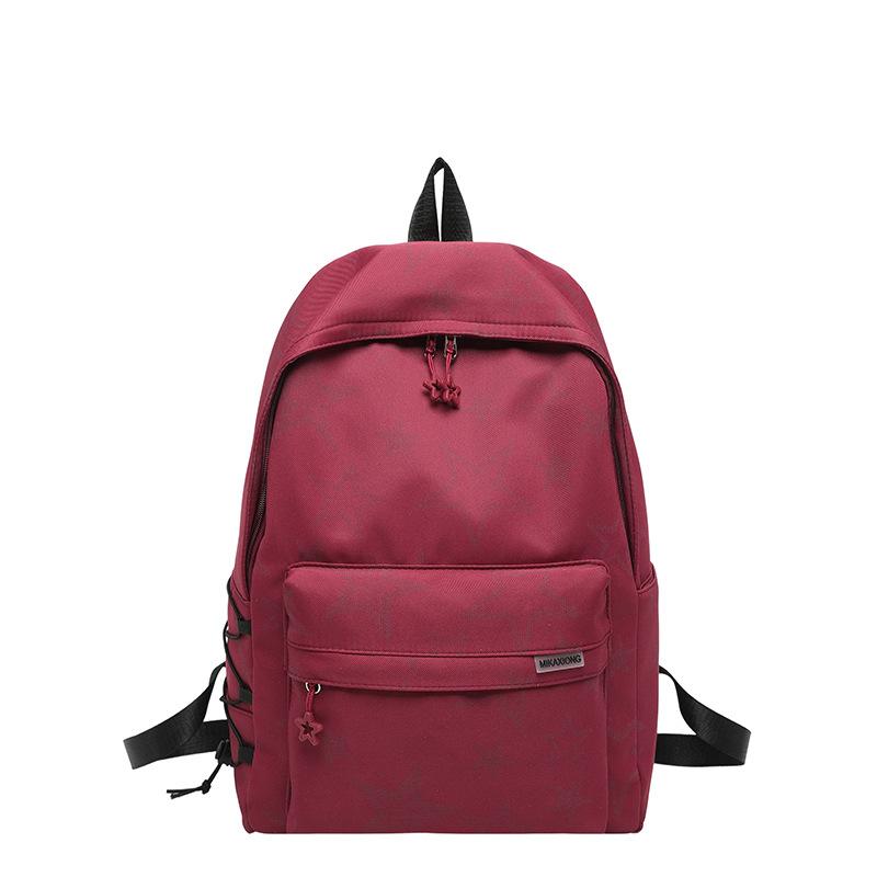 Schoolbag American star printing backpack South female student leisure lightweight large capacity schoolbag simple leisure travel backpack