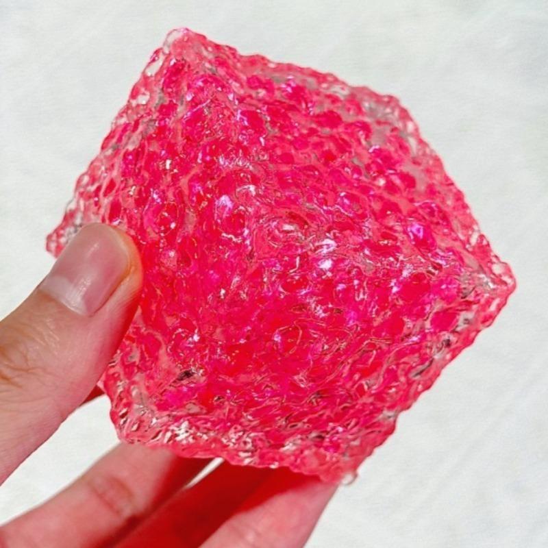 Renkli Akış Desenli Kare Sıkma Oyuncak Yumuşak Tanecikli Kare Fidget Oyuncak Kaygıyı Giderici Stres Karşıtı Oyuncak Çocuklar Yetişkinler Hediye