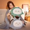 Cute Cartoon Air Conditioning Blanket Portable Sofa Back Cushion New Office Nap Cushion Blanket
