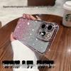 iPhone 16/17 Pro Max Glitter Rhinestone Gradient Protective Case - Full Coverage