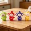 4 Pcs Mini Resin Doll Figurine Cartoon Doll Miniature Figures Tiny