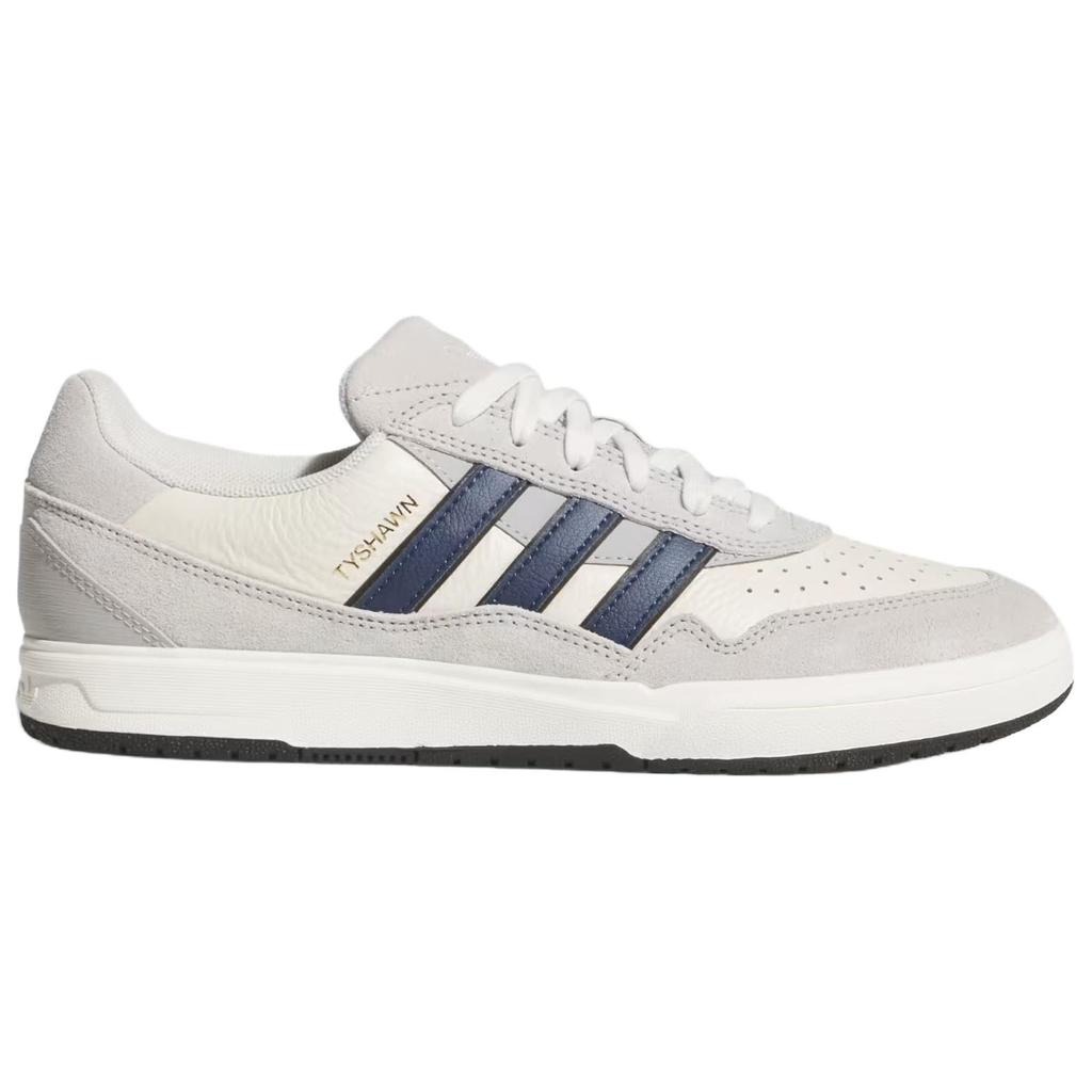 Adidas Tyshawn 2 Grey Collegiate Navy Unisex Sneakers Grey-Two Chalk-White JI3939