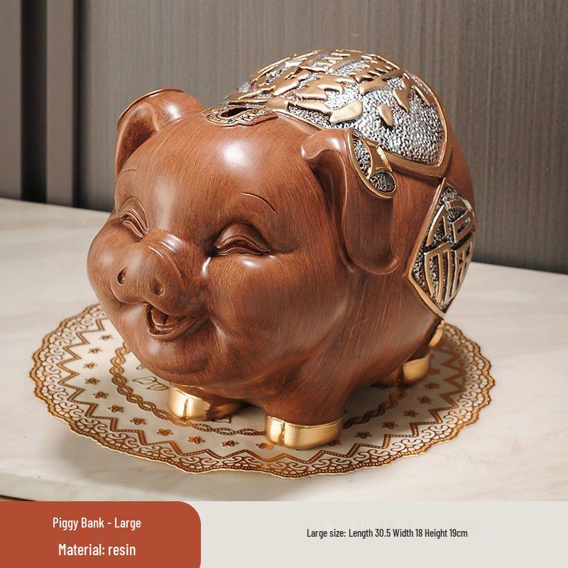 2026 Kreatives Sparschwein: Einzigartiges Sparschwein-Ornament mit großem Fassungsvermögen
