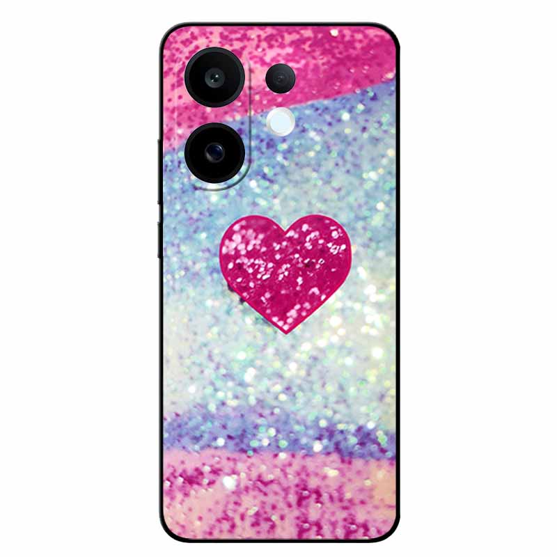 For Vivo S30 5G Cases V2464A Marble Painted Silicone Back Cover Cases For V2464A Soft Black Funda VIVO S30 TPU Cases Vivo S30 5G