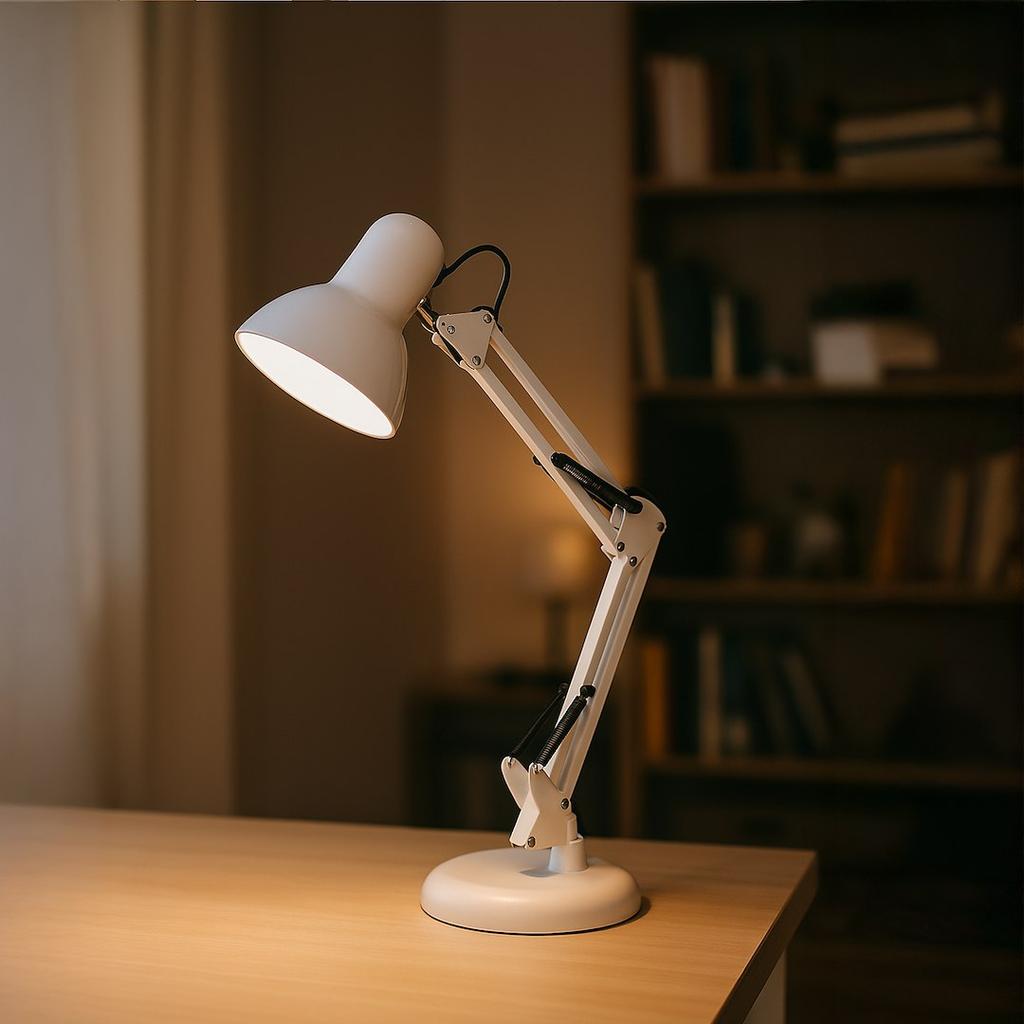 Nexa White Desk Lamp 1Xe27