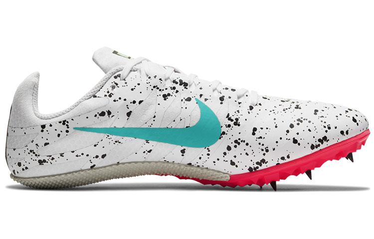 Nike Zoom Rival S 9 'Paint Splatter - White Crimson Jade' Men's