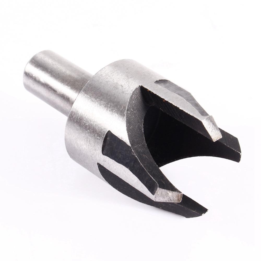 8pcs Straight Wood Plug Cutter High Carbon Steel HSS Drill Bits Chamfer Drill Bits  Woodworking
