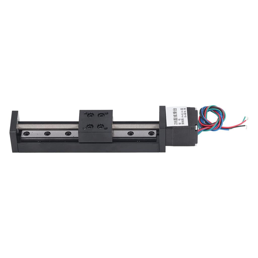 Ongwan Linear Slide Table, Shockproof, 100mm Stroke, Low Friction Coefficient, Linear Motion Stage (T6x4)
