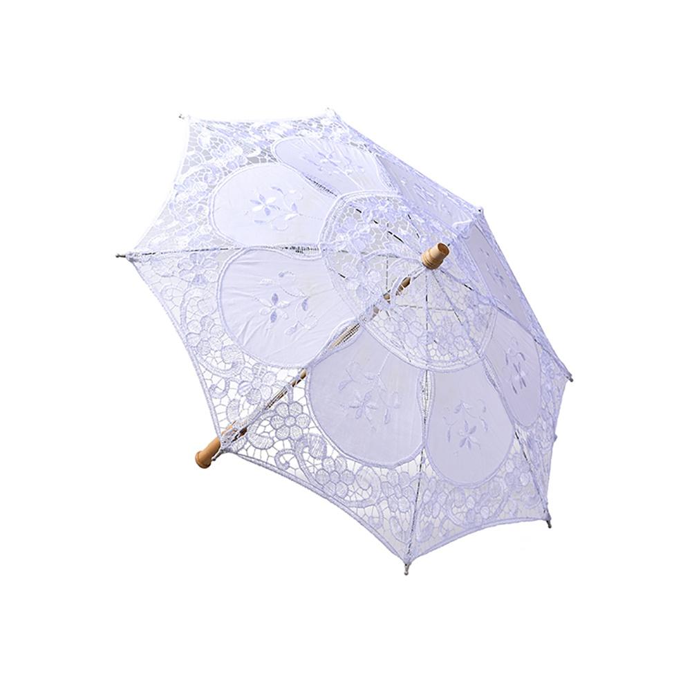 29/45cm Lace Umbrella Parasol Vintage Wedding Bridal Umbrella for Bride Wedding Gift Photo Props Kids Gift Home Party Decoration