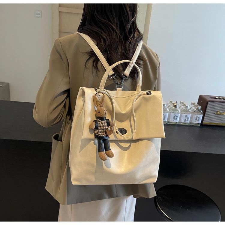 New Women's Bag, Retro Double Shoulder Student Bag.