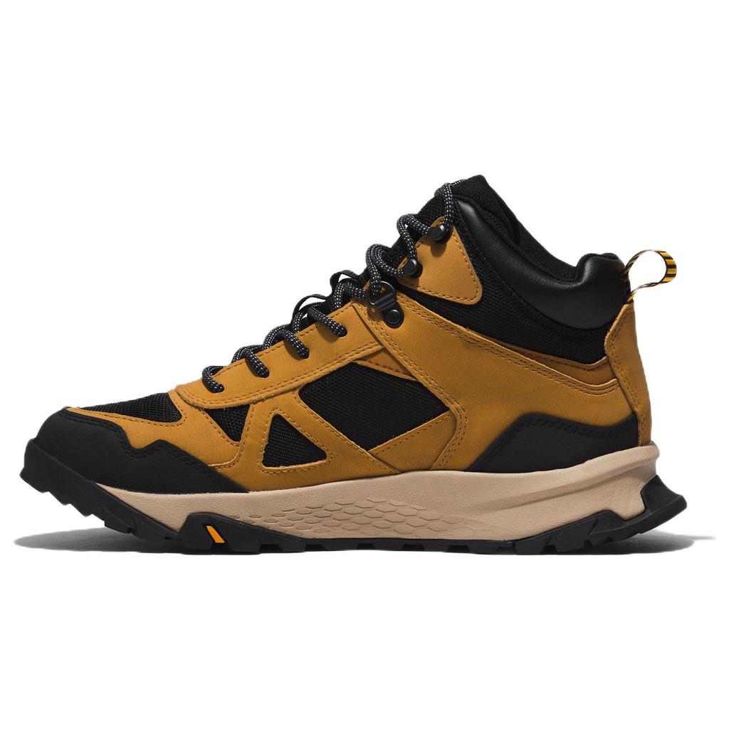 Timberland Lincoln Peak Comfortable Slip-Resistant Durable High-Top Outdoor Functional Shoes Men Shoes Yellow Black A41BU2311