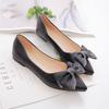 Women's Soft Sole Spring Summer Shoes Pointed Toe Spoon Shoes Shallow Soft Leather Flat Hundred Shoes