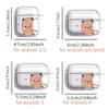 Cartoon Couple Clear Earphone Cases Cover Case For Airpods Pro3 Pro2 4 2 3 Pro 1
