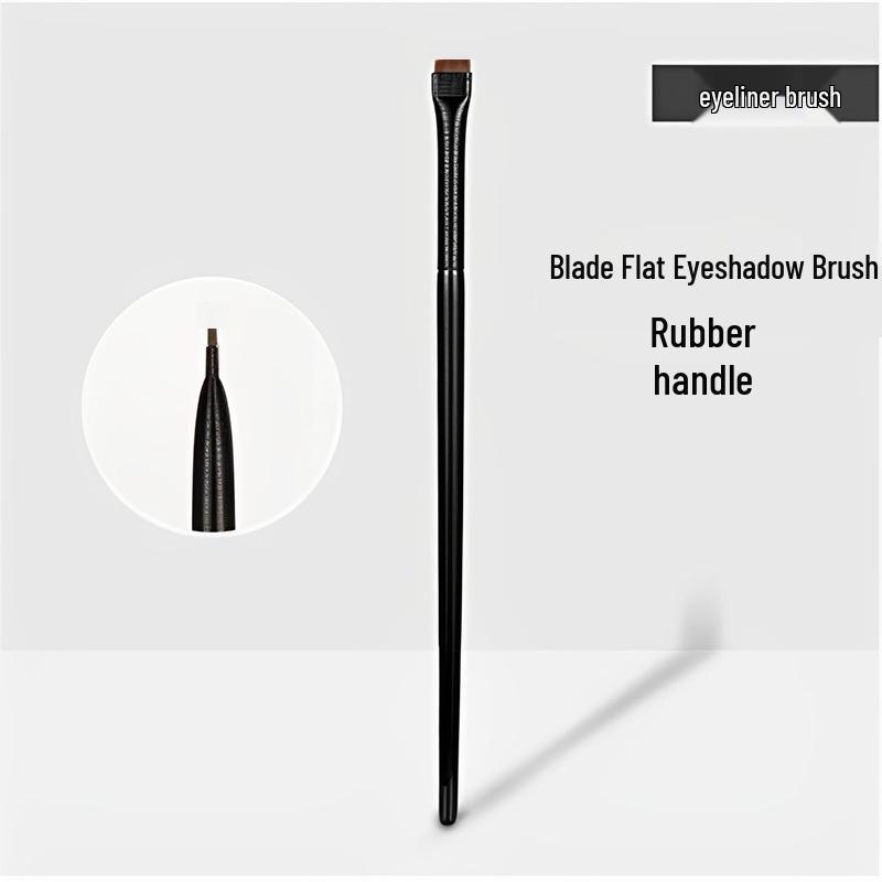 Ultrafeiner flacher abgeschrägter Eyeliner- und Augenbrauenpinsel - Professionelles Make-up-Werkzeug