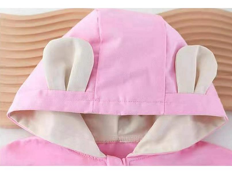 Children's Cartoon Spring & Autumn Hooded Jacket: Trendy 2026 Three-Piece Set for Boys & Girls