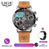Men's Large-Screen Round Dial Smartwatch with Multi-Functionality and Bluetooth Calling