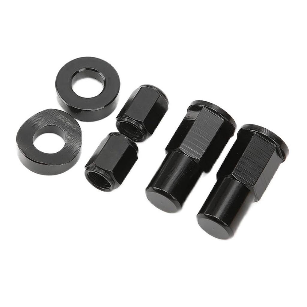 Motorcycle Universal Aluminium Billet Tire Valve Stem Rim Lock Nut Cap Spacer Kit for Dirt Bike Motocross