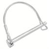 1pc Quick Trailer Coupler Safety Snap Pin Lock D Ring Round Arch Towing Hitch Hook Boat Bicycle Car Parts