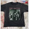 The Smiths Rock Band T-shirt, Unisex Black T-shirt, Size S-