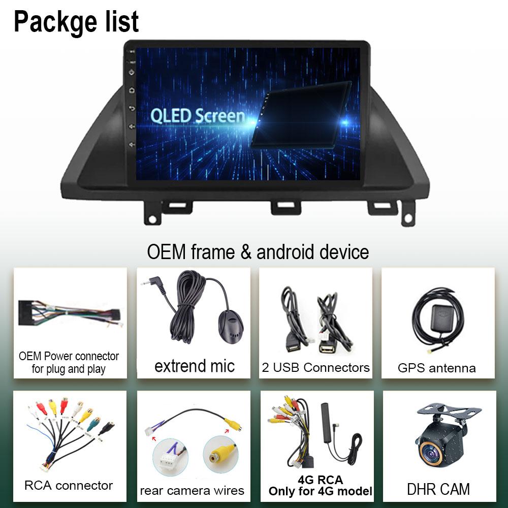 Carplay Stereo Android 14 For Honda Odyssey 2005 - 2010 Car Multimedia Video  Player Navigation WIF GPS Touch Screen QLED 5G