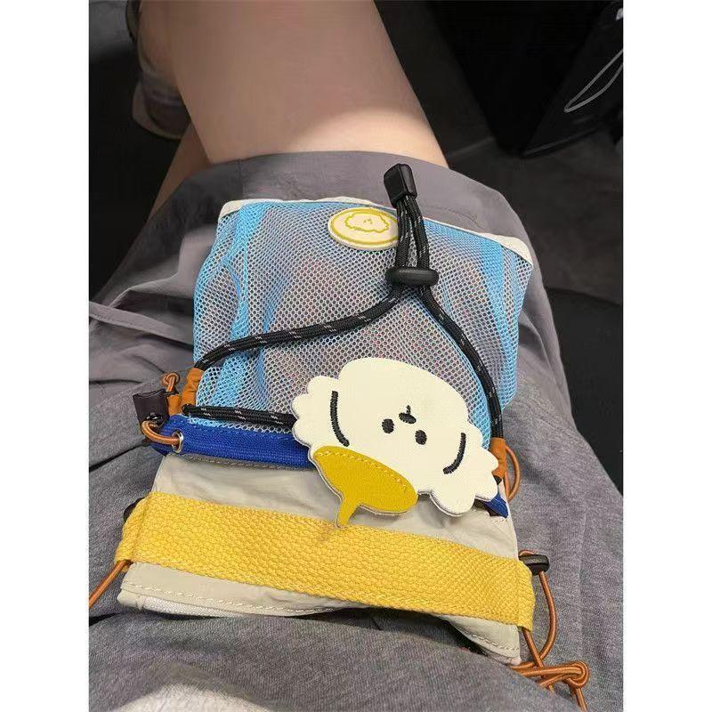 

Small Bag 2024 New Arrival Cute Camping Style Shoulder Messenger Bag Student Phone Bag Change Key Earphone Bag Bags