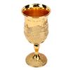 Kiddush Cup Set European   Multifunctional Vintage Stemmed Wine Cup and Plate for Wedding Festivals