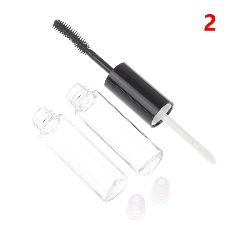 Double-Ended Empty Mascara Tube Eyeliner Lip Gloss Tubes With Wand Applicator Eyelash Cream Container Plastic Lipstick Lip Balm