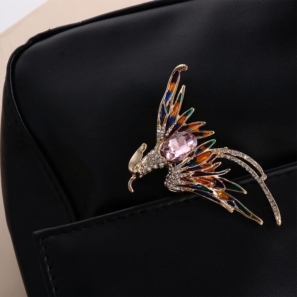 Party Jewelry For Girls Collar Pins Crystal Brooches Bird Brooches Badges Pin Korean Pin