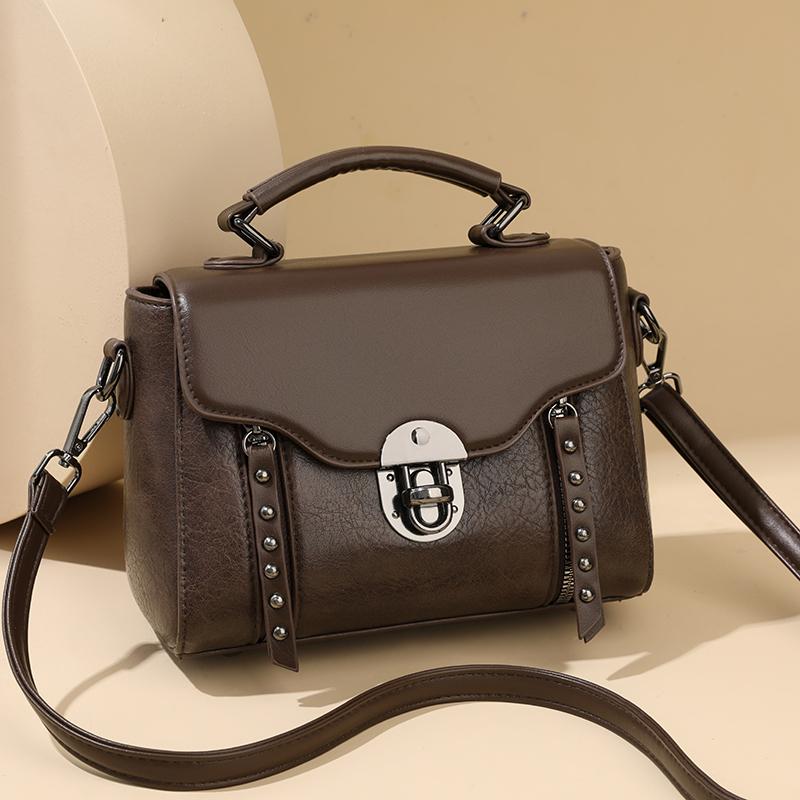 Damen-Handtasche mit großem Fassungsvermögen PU-Umhängetasche