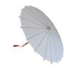 Smiti Japanese Paper 9 Diameter Set of 5 Umbrella, Umbrella, Parasol, Plain, Colors, 60cm, White,