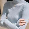 Autumn and Winter High-neck Knitted Sweater for Women, Stylish Tight Base Sweater, High-end Soft and Soft Inner Layer Top