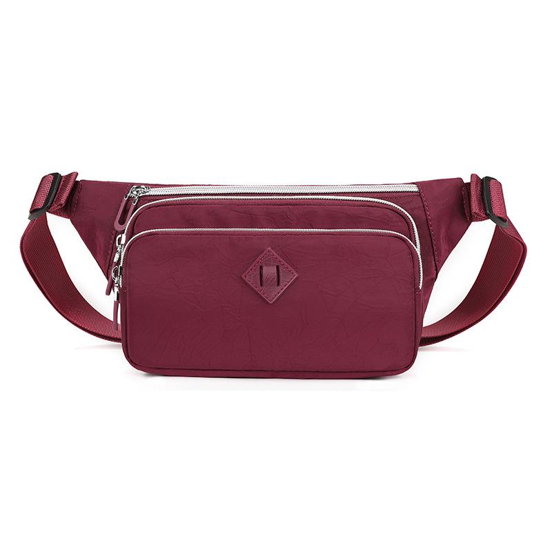 Women's New Fanny Pack Outdoor Leisure Sports Breast Bag Fashionable and Simple Portable Mobile Phone Bag