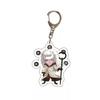 Llavero acrílico de Anime Naruto, accesorio, llavero de dibujos animados de Uzumaki Naruto