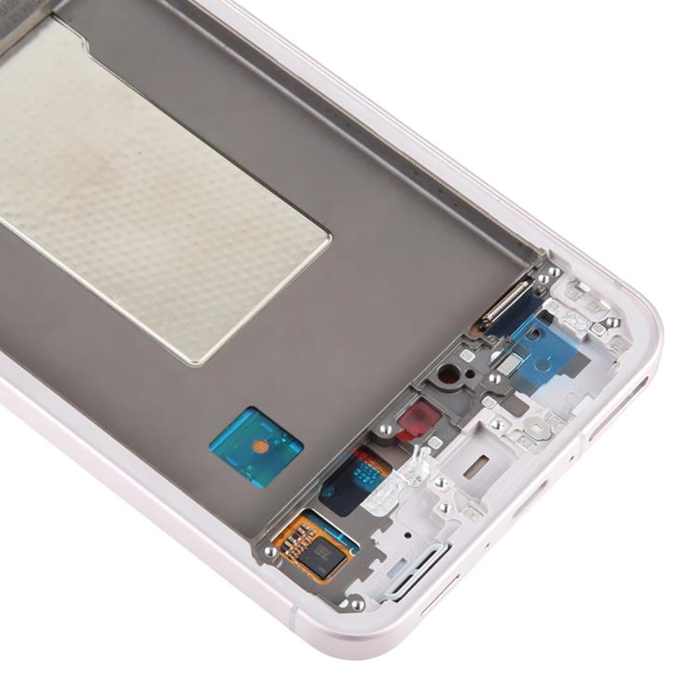 For Samsung Galaxy A56 5G A566 OEM Grade S AMOLED Screen and Digitizer Assembly+Frame (Without Logo)