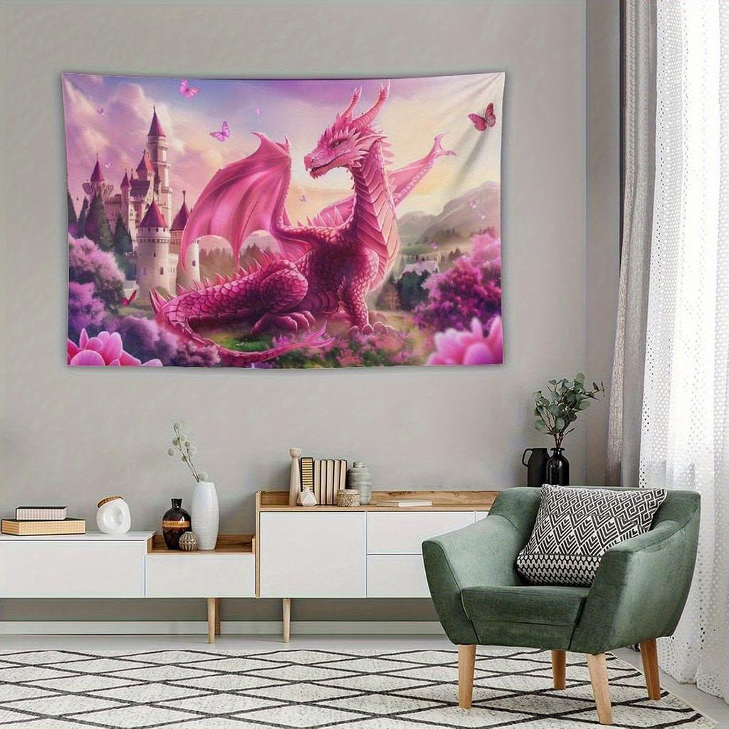 1pc Zodiac Butterflies sun Tapestry Wall Hanging  Unique Design Indoor Decor for Bedroom Living Room Balcony  Artistic Home
