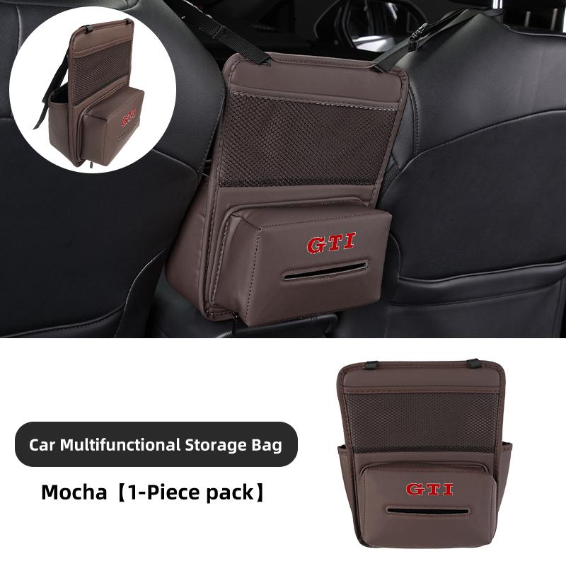 UNYDV1 Multi Functional Car Armrest Storage Bag Tissue Storage Pocket For Volkswagen VW Beetle CC B5 B6 B7 EOS GTI MK2 MK4 MK5 MK6