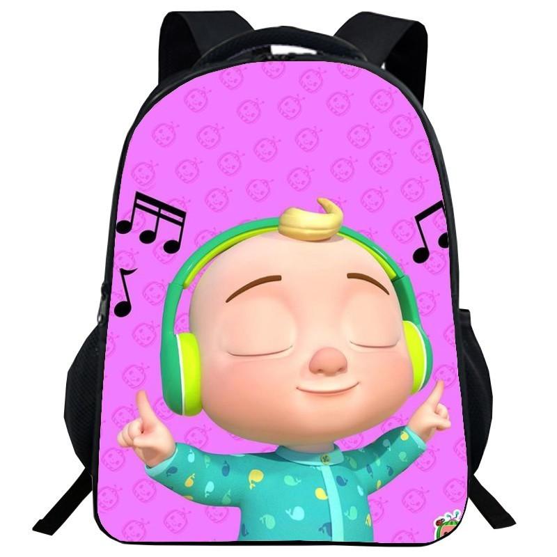 Cocomelon Backpack Children School Bags Durable Cartoon Lankybox Schoolbag For Kids