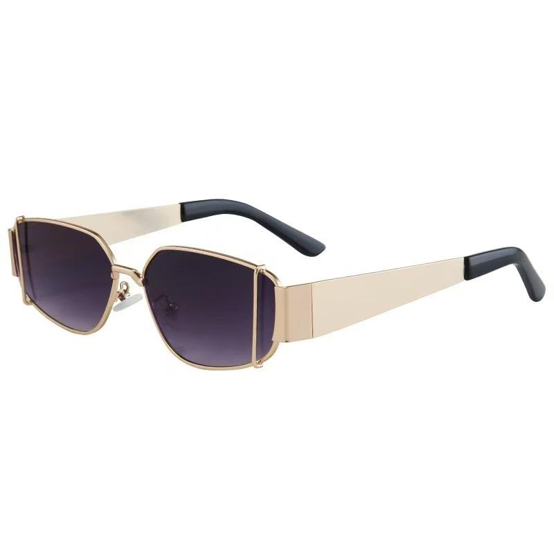 Nowe Stylowe Designerskie Okulary Przeciwsłoneczne Damskie Kształt Wielokąta Antyrefleksyjne Damskie Okulary Przeciwsłoneczne Vintage Retro Męskie Okulary Przeciwsłoneczne