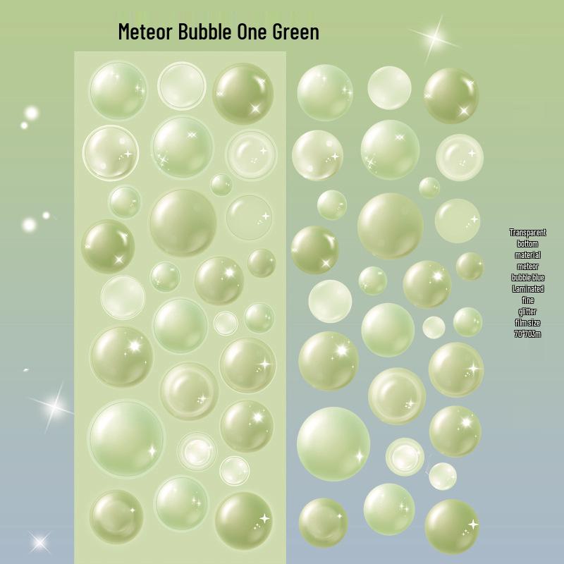 

Метеор Пузырьковые Наклейки: Лазерные украшения-идолы для дневников, телефонов и фоторамок