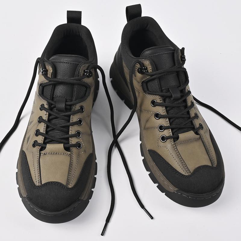 

Мода Новейшая Мужская Обувь для Пешего Туризма Износостойкая Нескользящая Уличная Обувь для Альпинизма Треккинга Охоты Дышащая Спортивная Кожаная Обувь 44 коричневый