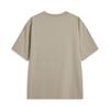 Li Ning China Color Series Solid Color Breathable Versatile Loose Short Sleeve T-Shirt Men T-Shirts Stone-Lotus-Brown AHSV145-2