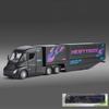 1/32 Tesla Semi Container Truck Transport Vehicle Truck High Simulation Metal Vehicle Model Excellent Home Desktop Trendy Ornament Boy