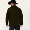 Men's Solid Color Lapel Jacket Casual Loose Single Breasted Corduroy Long Sleeved Coat