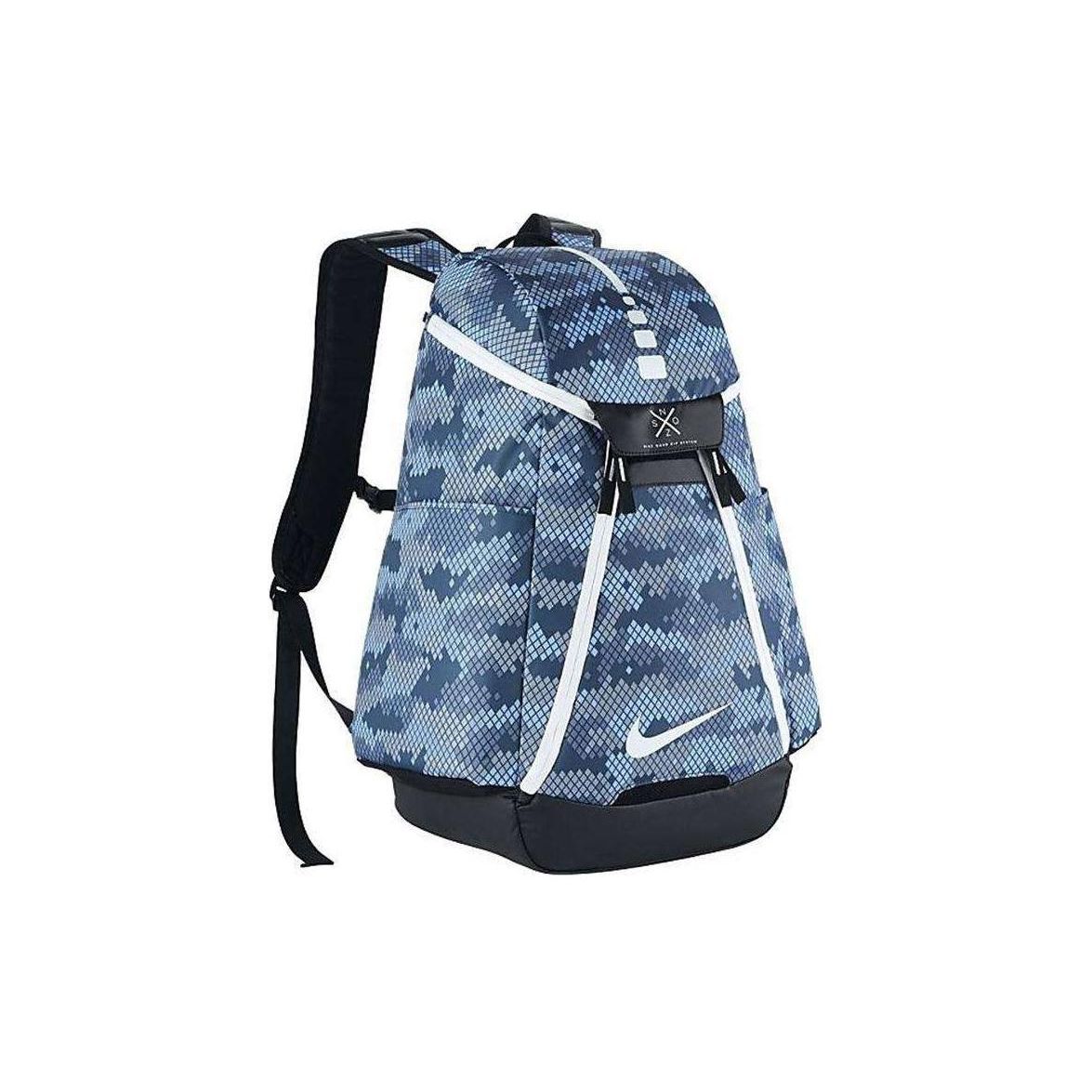 Nike Fitness Training Basketball Elite Sports USA Elite Air Cushion Basketball Backpack Unisex Backpack Gray Blue BA5260-449 Gray Blue