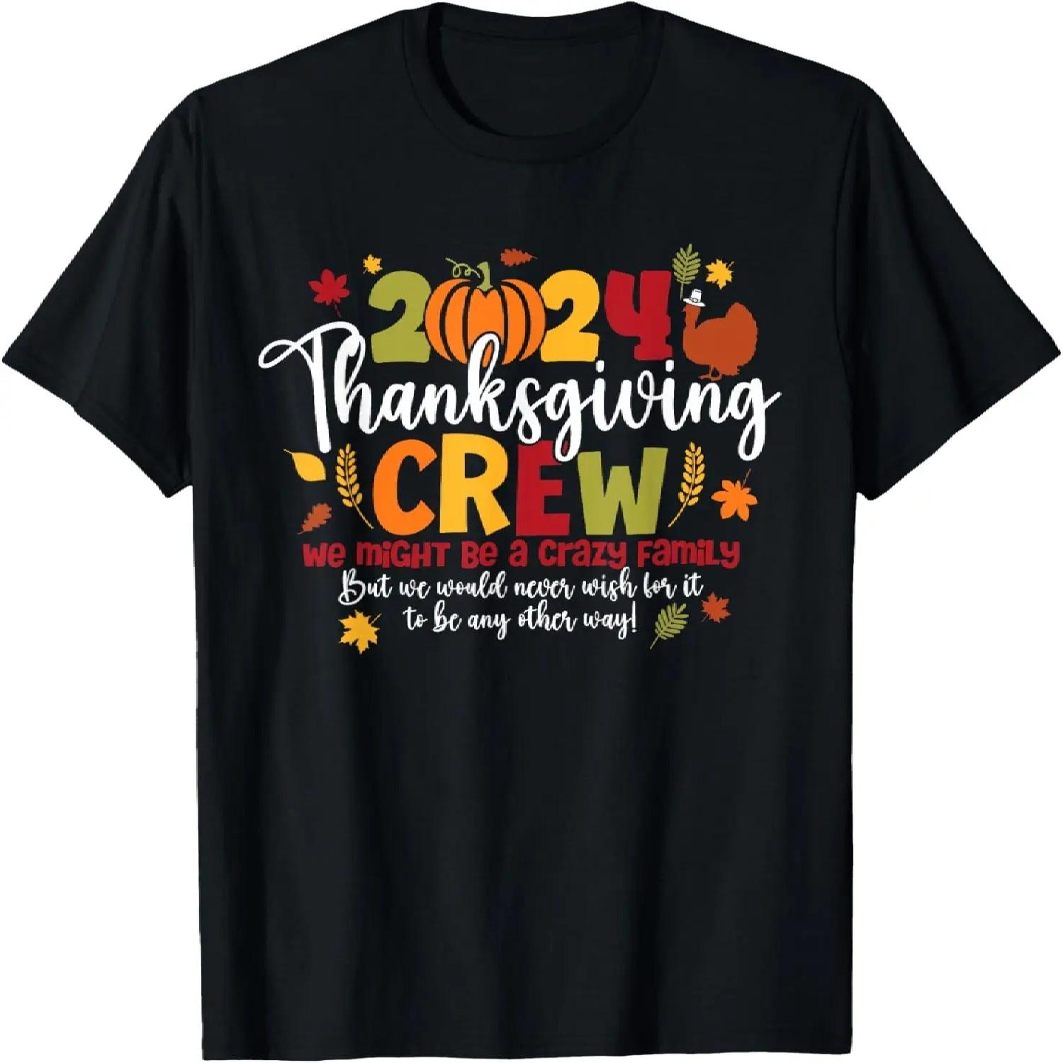

Funny Thanksgiving Family Crew Reunion 2024 Pumpkin T-Shirt XXXXXL різнокольоровий